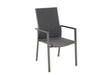 MWH Verona stapelbarer Gartenstuhl Aluminium