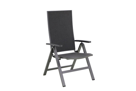 MWH Verona verstellbarer Gartenstuhl Aluminium