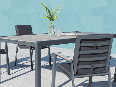 Rückseite creador Catalina Stapelsessel mit Polsterauflage