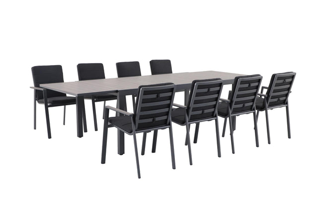 creador Catalina Esstischset mit ausziehbarem Gartentisch