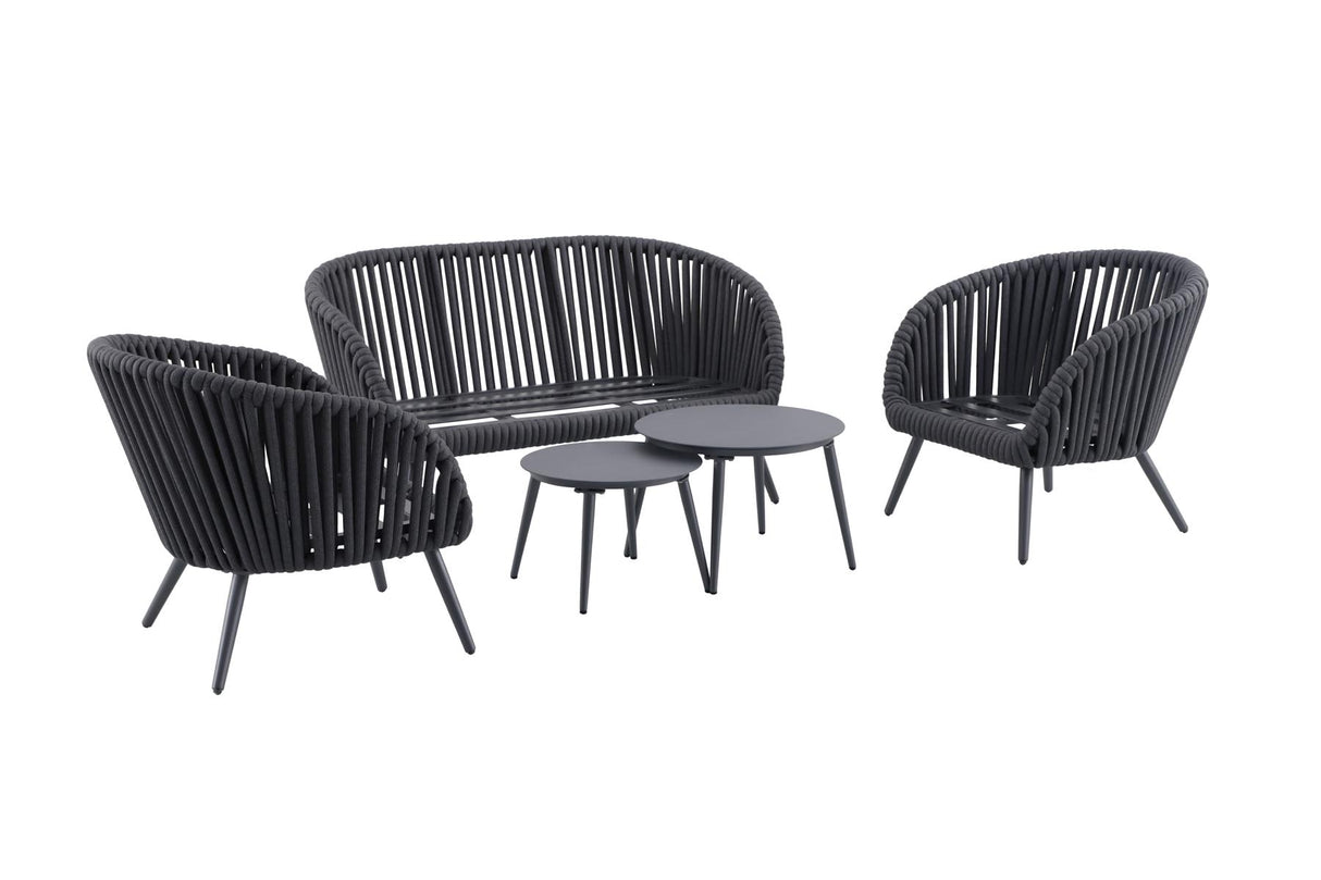 creador Cordo Gartenlounge Set 5-tlg. Rope ohne Polsterung