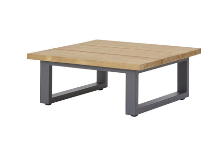 Tisch Diamond Garden Faro Lounge-Set aus recyceltem Teak & Aluminium