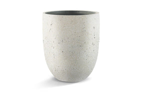 Luca Lifestyle Grigio Tall Egg Pot Pflanzenkübel Antik Weiß 88x103