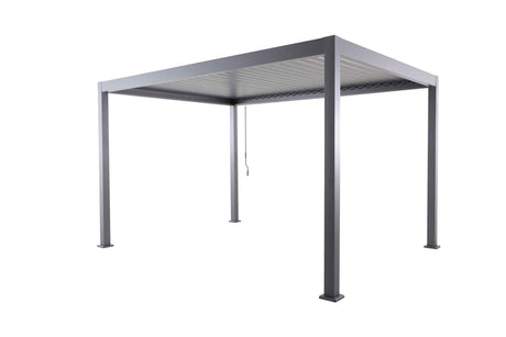 creador Lino Aluminium-Pergola 3×4 m mit pulverbeschichtetem Rahmen