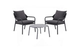 MWH Anderno Balkonlounge Set 3-teilig