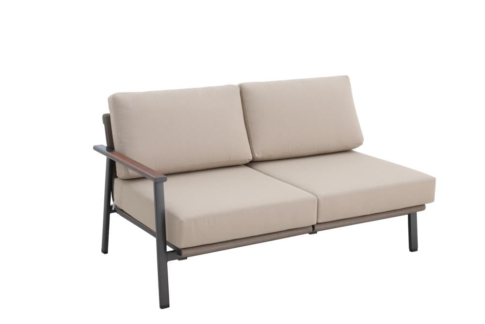 MWH Prado Loungeset 2-Sitzer Sofa Armlehne rechts