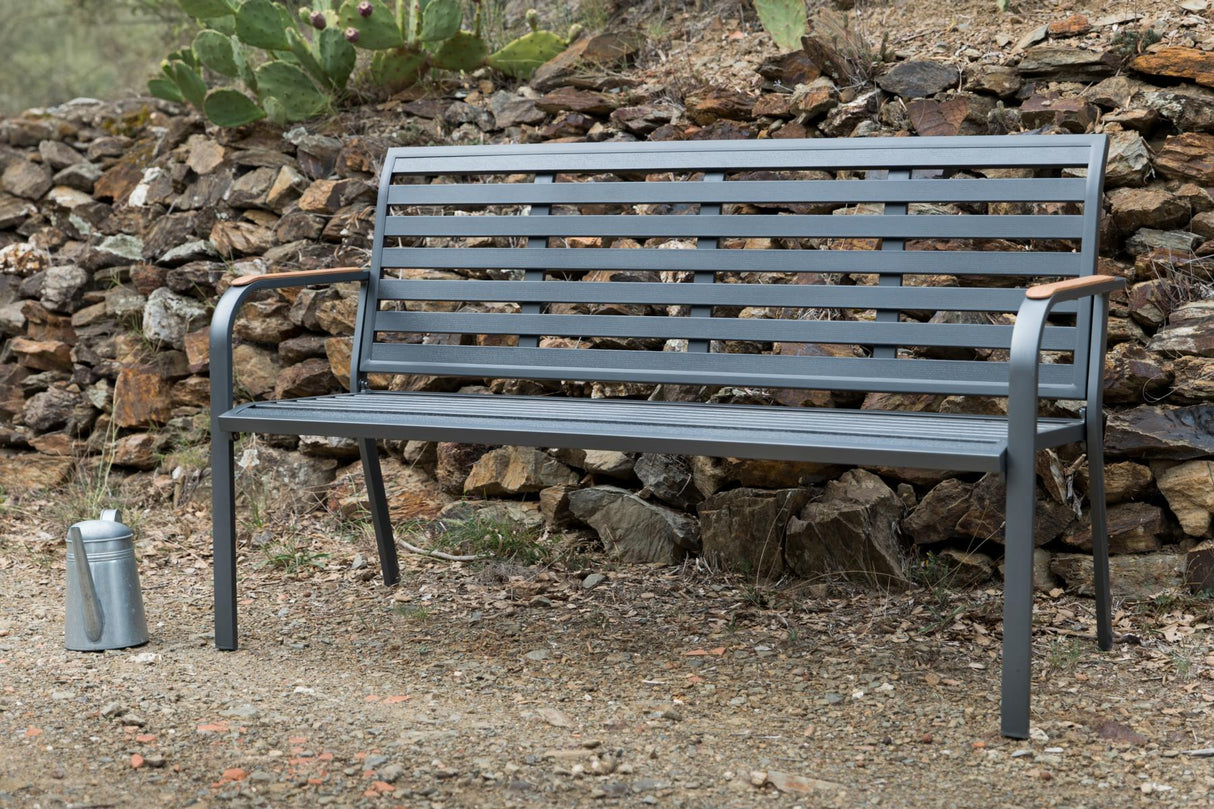 Ambientebild Front creador Marta 3-Sitzer Gartenbank