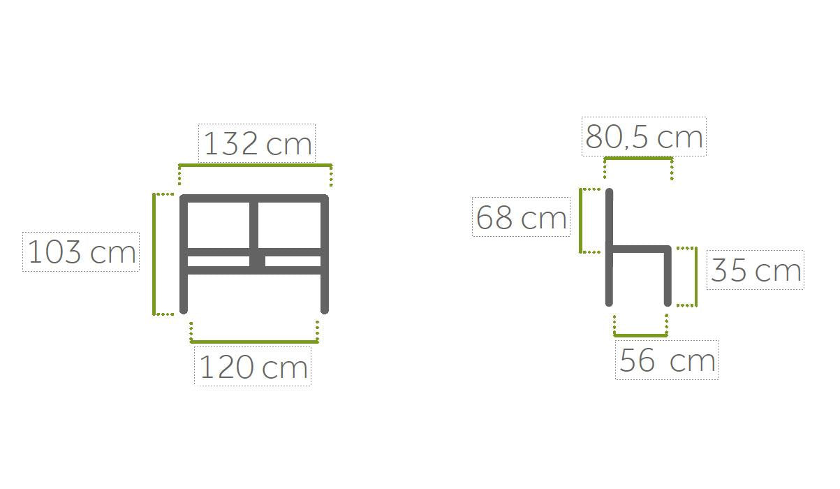 Gartenmöbel, Lounge-Sofa, 2-Sitzer, Aluminium, Widero Lounge, wetterfest, UV-beständig, Anthrazit, Outdoor-Möbel, Terrassenmöbel, hochwertig, robust, Pflegeleichtigkeit, Ganzjahreseinsatz, Stilvoll, MWH