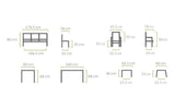 Low-Dining Set, Atlantico Lounge-Set, Gartenmöbel, Aluminium Ecklounge, Vielseitiges Outdoor-Set, Wetterfeste Polster, Bequemer Sitzkomfort, Lounge-Charakter, Entspannen im Garten, Geselliges Beisammensitzen, Praktische Wohnlichkeit, Armlehnen, Abnehmbare Bezüge, 3er Sofa, Lounge-Tisch, Hocker als Sitzgelegenheit, Stabiler Aluminiumrahmen, Pflegeleicht, Matt Grau, Wohlfühl-Oase, Stilvolles Dining, Optimal abgestimmte Sitz- und Tischhöhe, Max. Belastbarkeit 120 kg, 100% Polyester Polster
