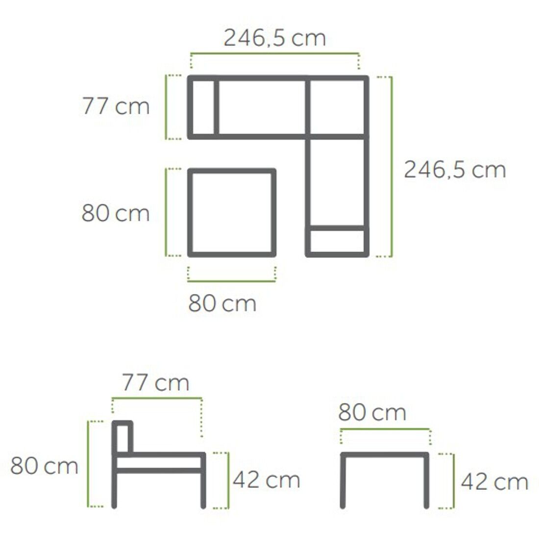 Gartenmöbel Aluminium Elements