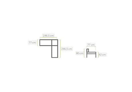 MWH Widero Lounge, Gartenmöbel, Aluminiumgestell, wetterfeste Polster, UV-beständig, Dining-Gruppe, Outdoor-Komfort, formstabile Kissen, familiärer Komfort, robust, pflegeleicht, Abdeckhaube, Gartenausstattung, Loungemöbel, Sommer im Freien