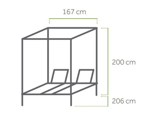 Maße Venio Himmelbett