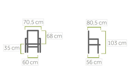 Widero Lounge-Sessel, Aluminium-Gestell, Outdoor Loungemöbel, Moderne Gartenmöbel, Wetterfest, Strapazierfähige Polster, Design, Stabil, Komfortabel, Pflegeleicht, Widero-Serie, Gartenteich-Möbel, Balkonmöbel, Robust, City-Balkon, Hochwertige Kissen, Widerstandsfähig, Zeitgemäß, Langlebig, Ästhetisch