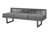 Vorne Diamond Garden New Calais Loungebank dunkelgrau