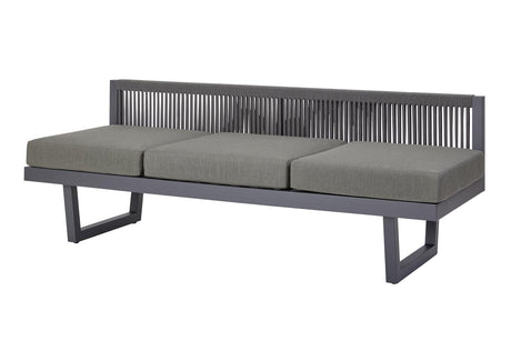 Vorne Diamond Garden New Calais Loungebank dunkelgrau