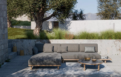 Frontsicht Ambientebild Royal Garden Skovbryn Gartenlounge Set Ecklounge