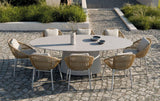 Royal Garden Desert ovaler Gartentisch mit Fairstone-Tischplatte