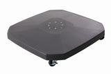 MWH support de parasol avec remplissage en ciment et roulettes
