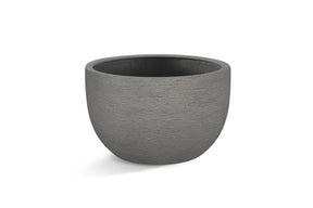 Luca Lifestyle Terreno New Pflanzschale in niedriger Ei-Form Lehmfarbe