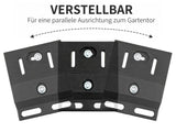 CON Verstellbarer Gartentor-Stopper verstellbar