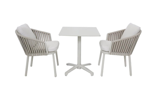 Royal Garden Urban Balkonset 3-teilig mit Klapptisch und 2 Stühlen Sand