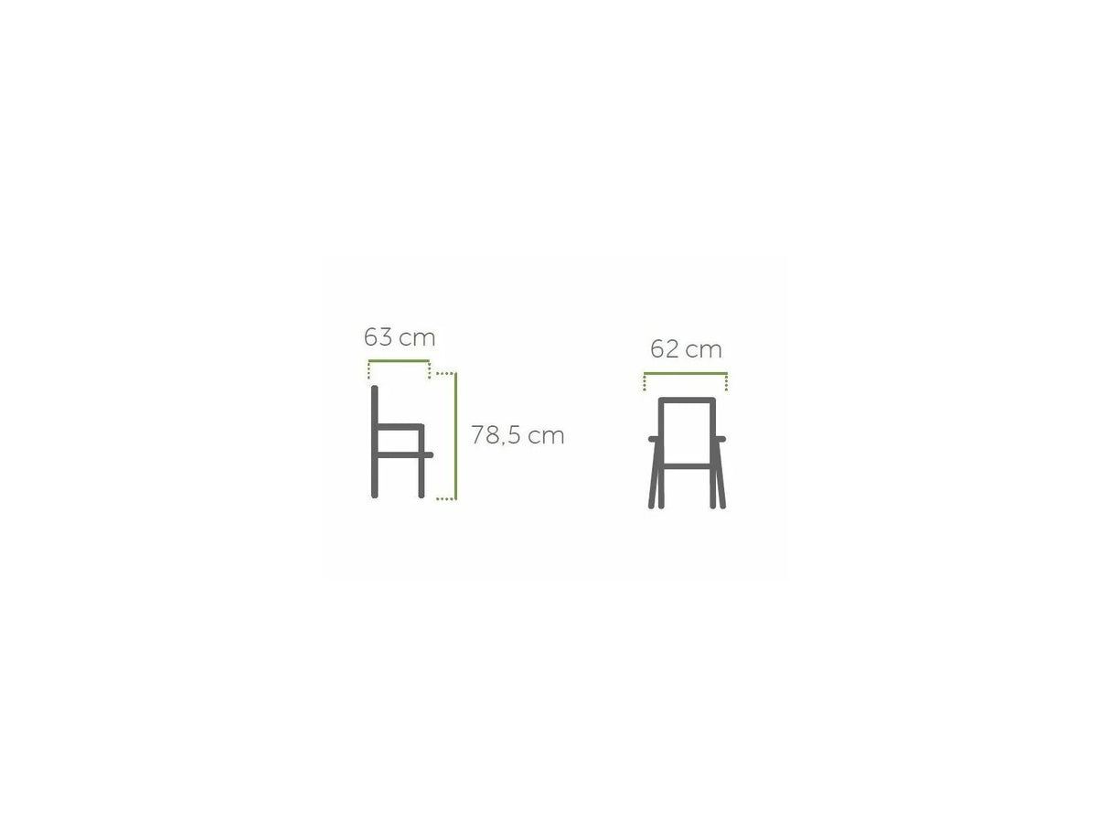 MWH Anderno stapelbarer Gartensessel